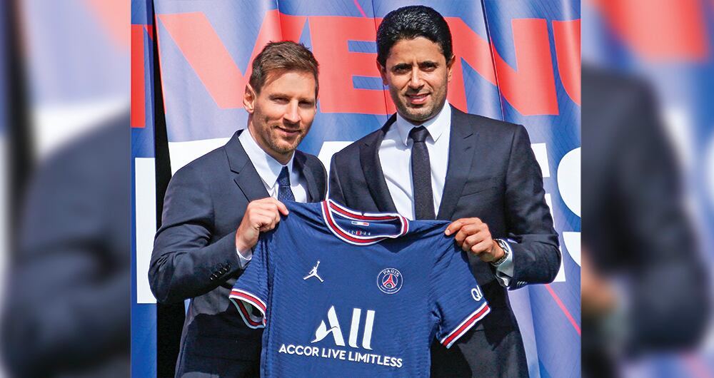 El fichaje de Lionel Messi por el PSG ha levantado polémica por los beneficios que puede traer al Estado de Qatar. Foto: AFP