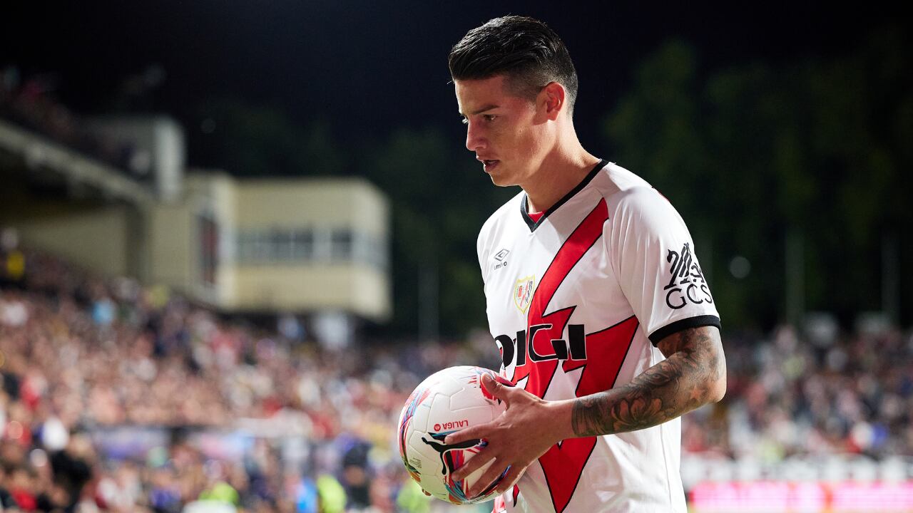 James Rodríguez volverá a ver acción con Rayo en España.