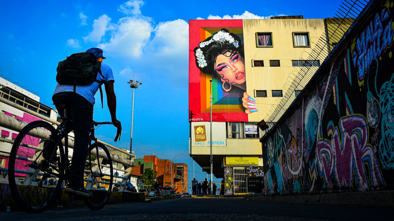 Estos son algunos de los murales que embellecen a Cali capital del valle del Cauca. Ubicación San Antonio