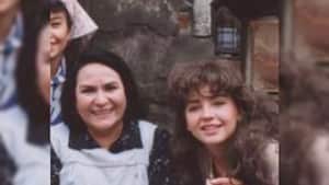 Thalía y Carmen Salinas durante su participación en 'María la del barrio'