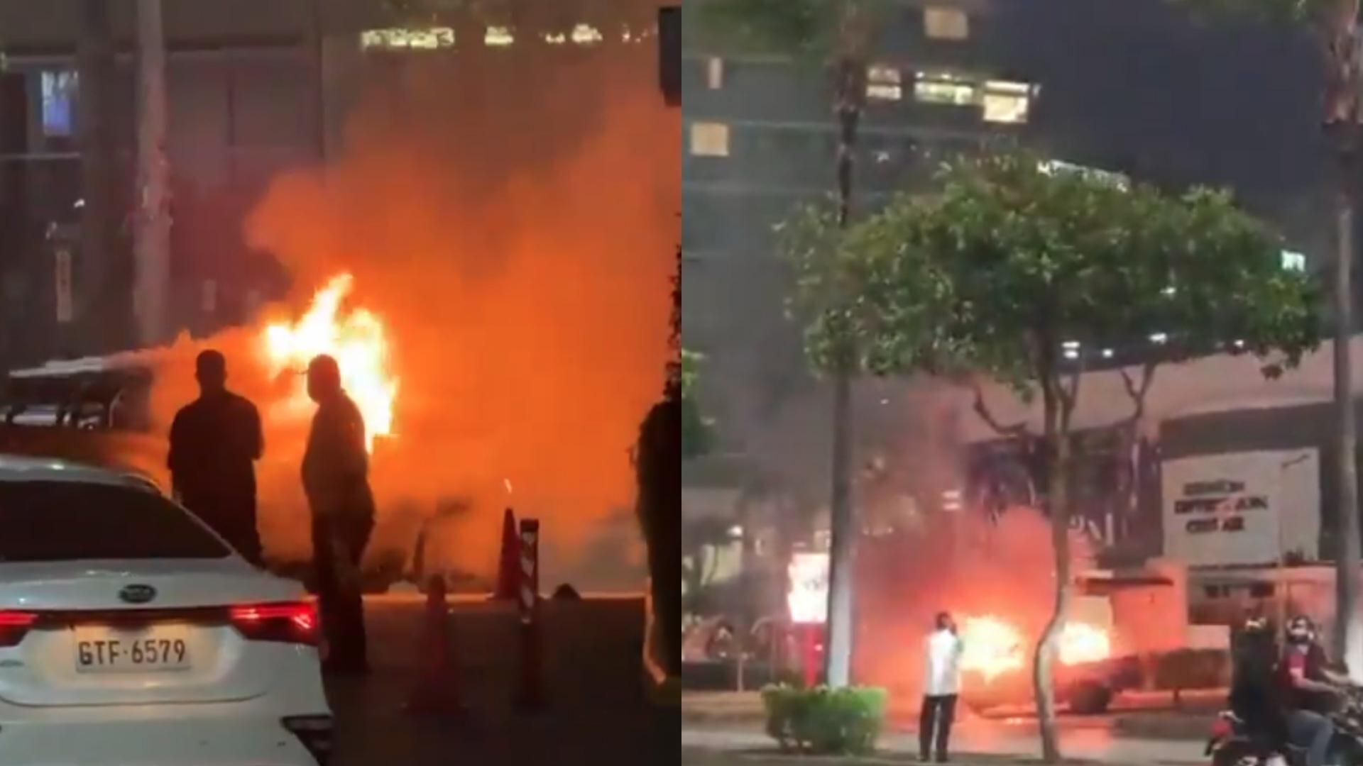 Explosión de carro bomba en Guayaqui, Ecuador