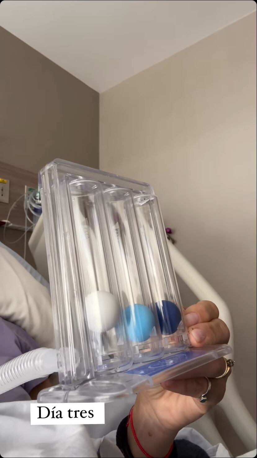 La presentadora mostró su recuperación.