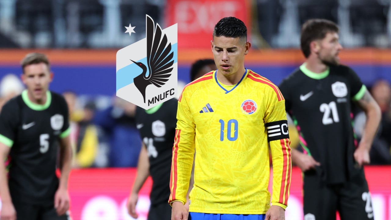 Sigue la información sobre la llegada de James Rodríguez a Minnesota United.