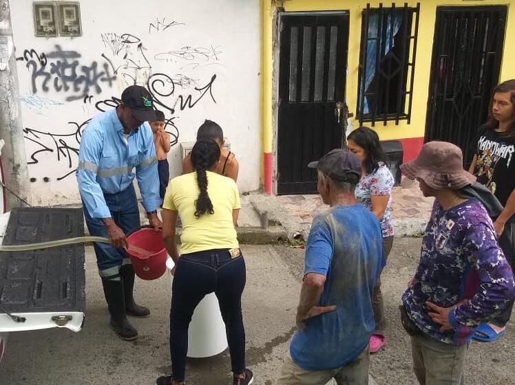 Corte de agua en Pereira