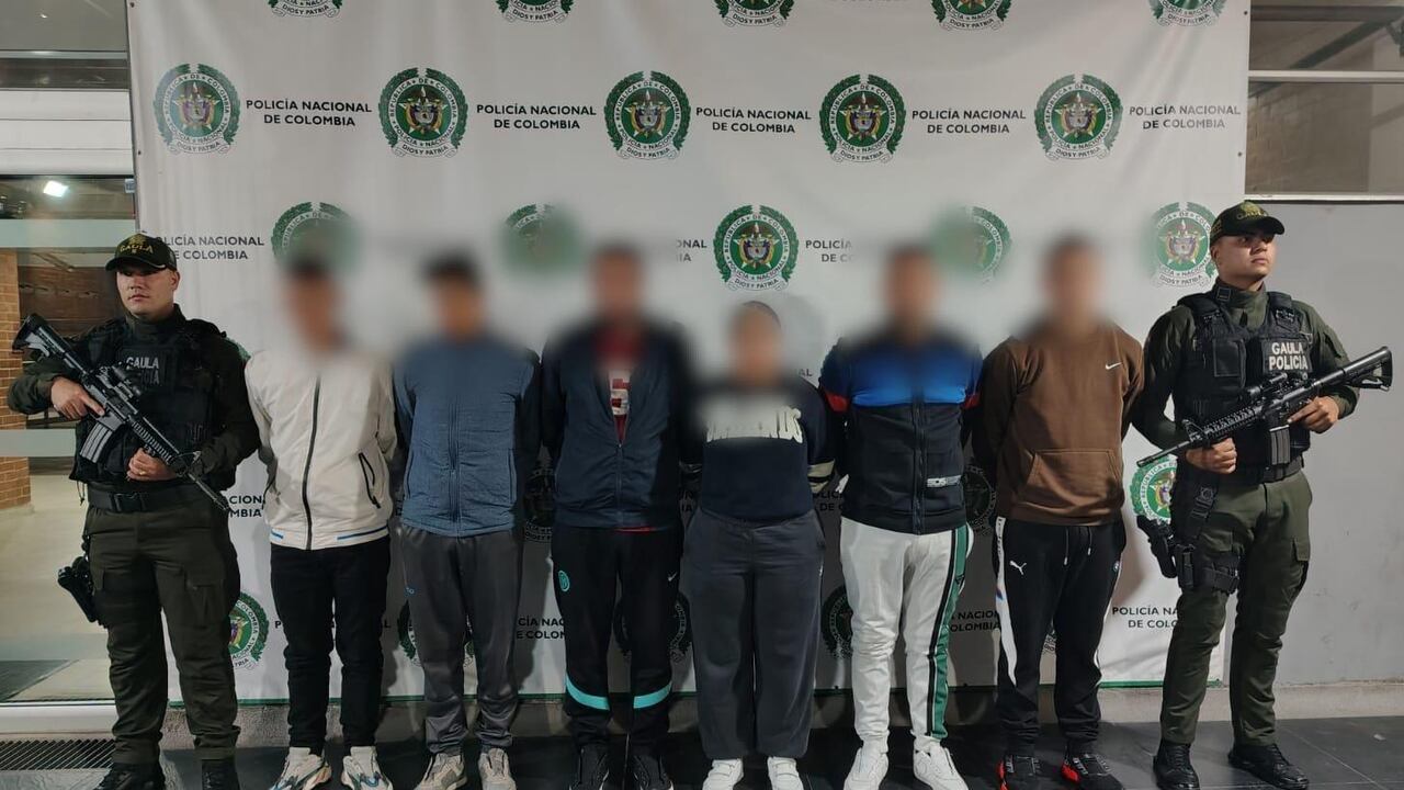 Capturados del grupo de estafadores Arcángel.