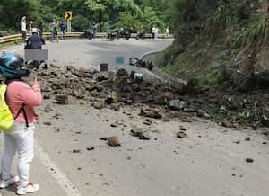 Sitio del accidente.