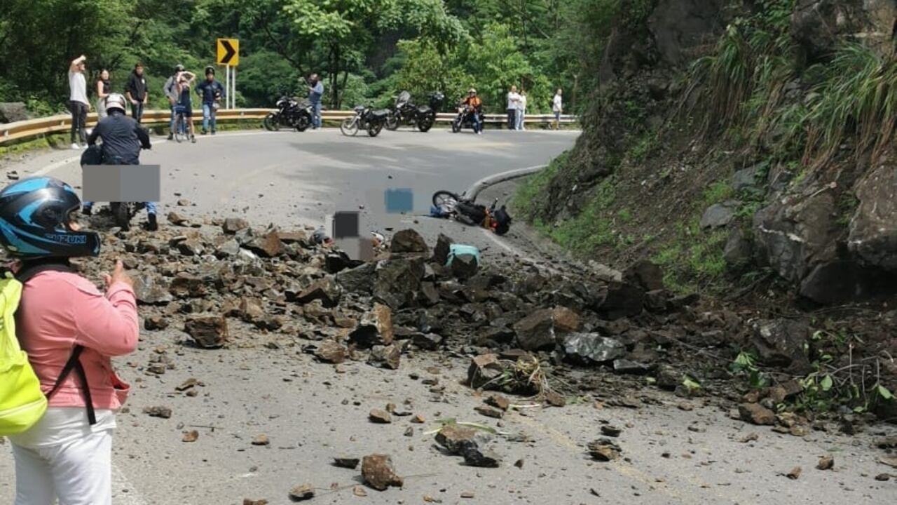 Sitio del accidente.