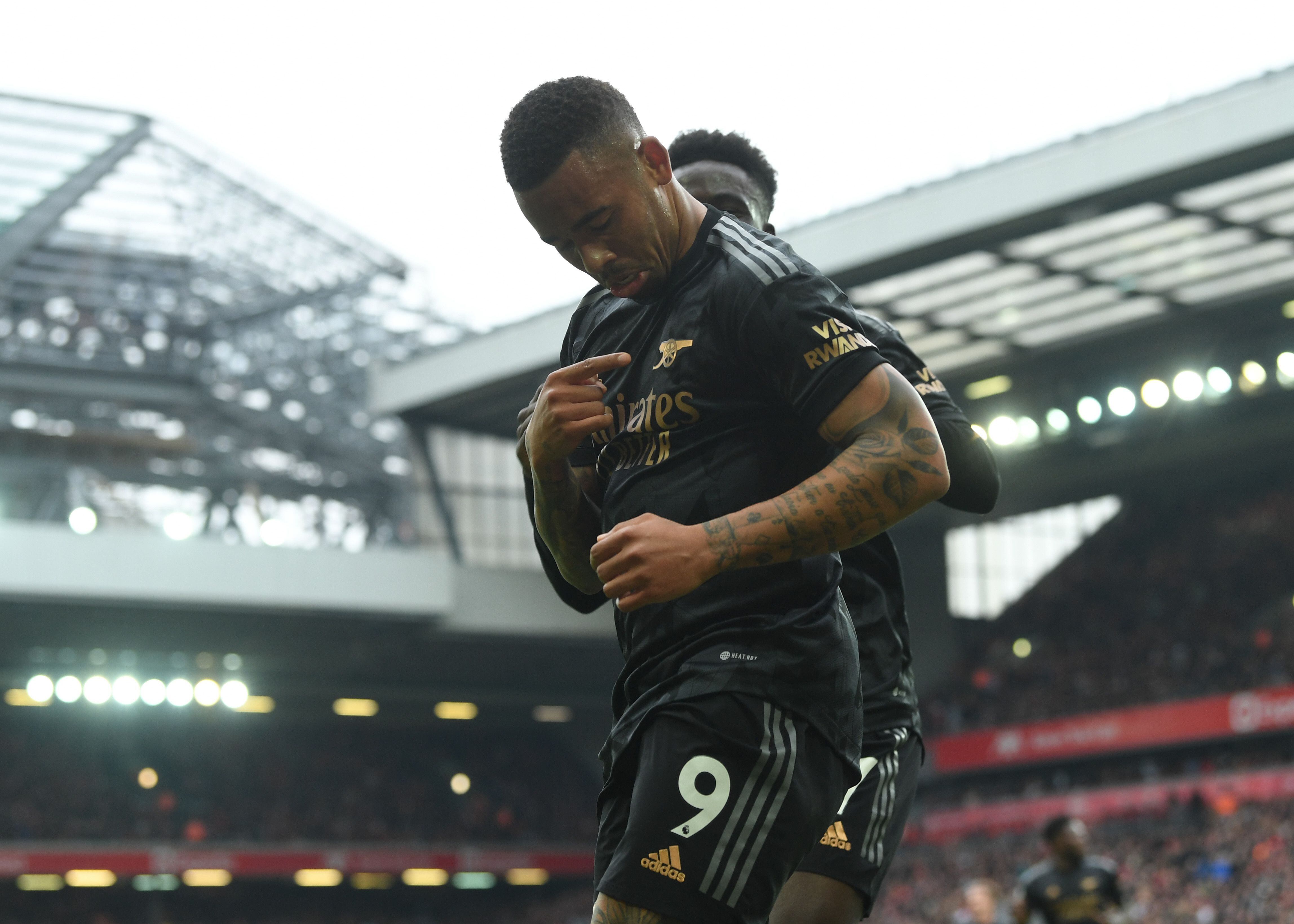 Gabriel Jesús, uno de los anotadores en el partido.