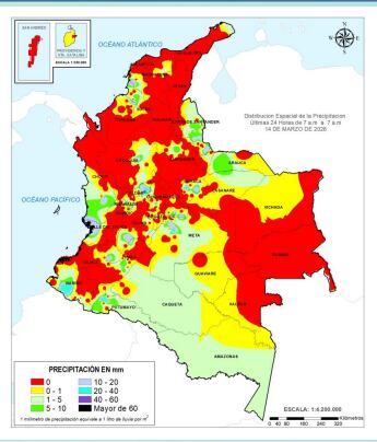 Pronóstico del clima para las próximas 24 horas.