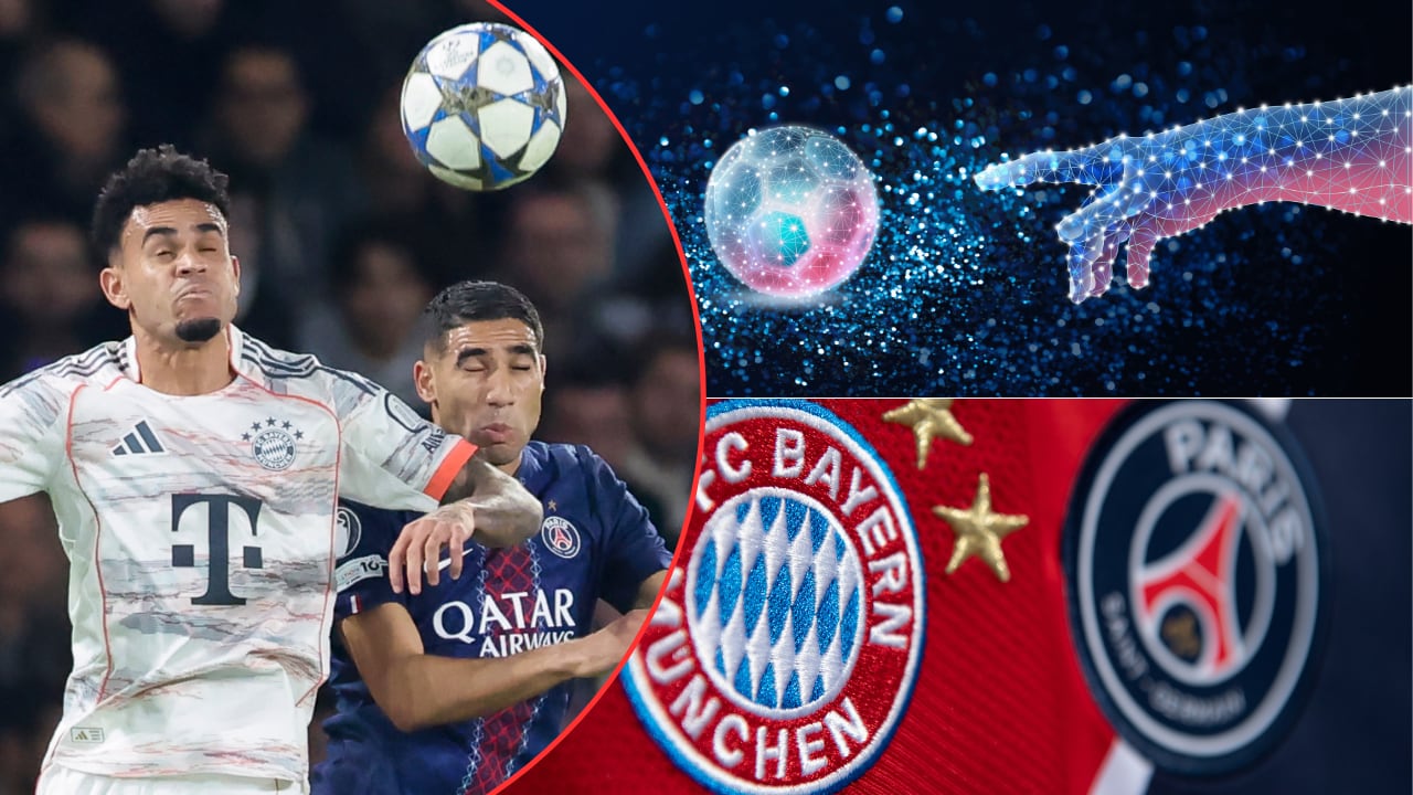 IA dio veredicto de la semifinal (ida) entre PSG y Bayern Múnich. Luis Díaz influiría en el resultado