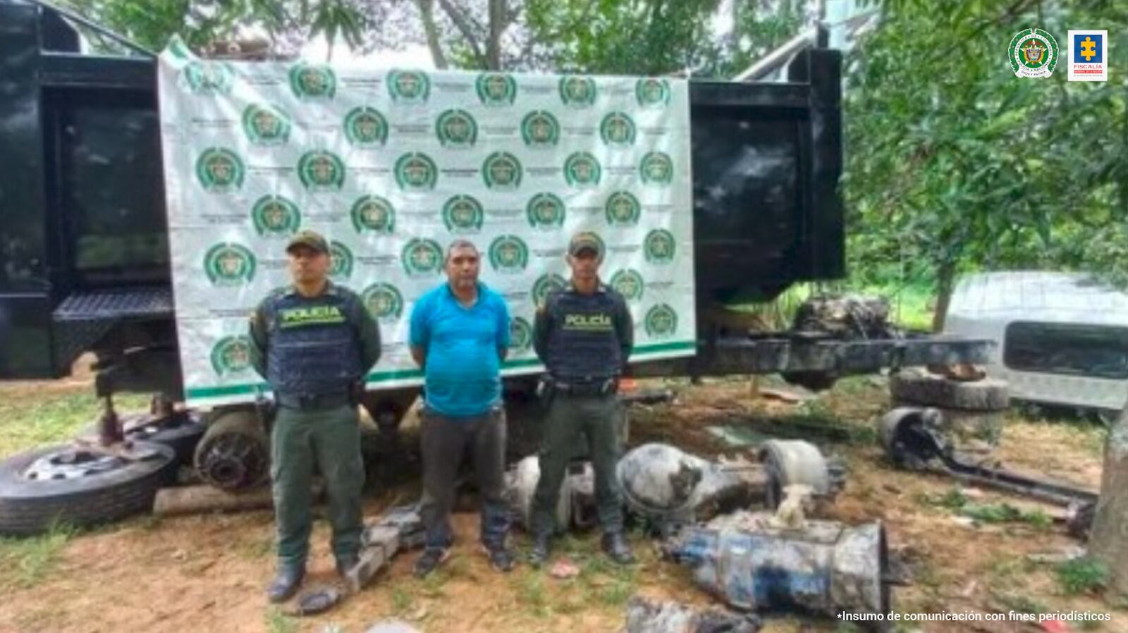 Hombre capturado en Arjona, Bolívar