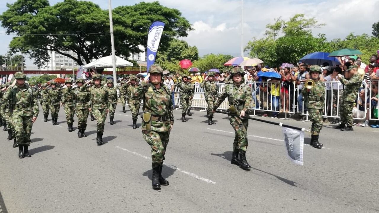 El desfile militar se realizó por última vez en Cali en 2019.