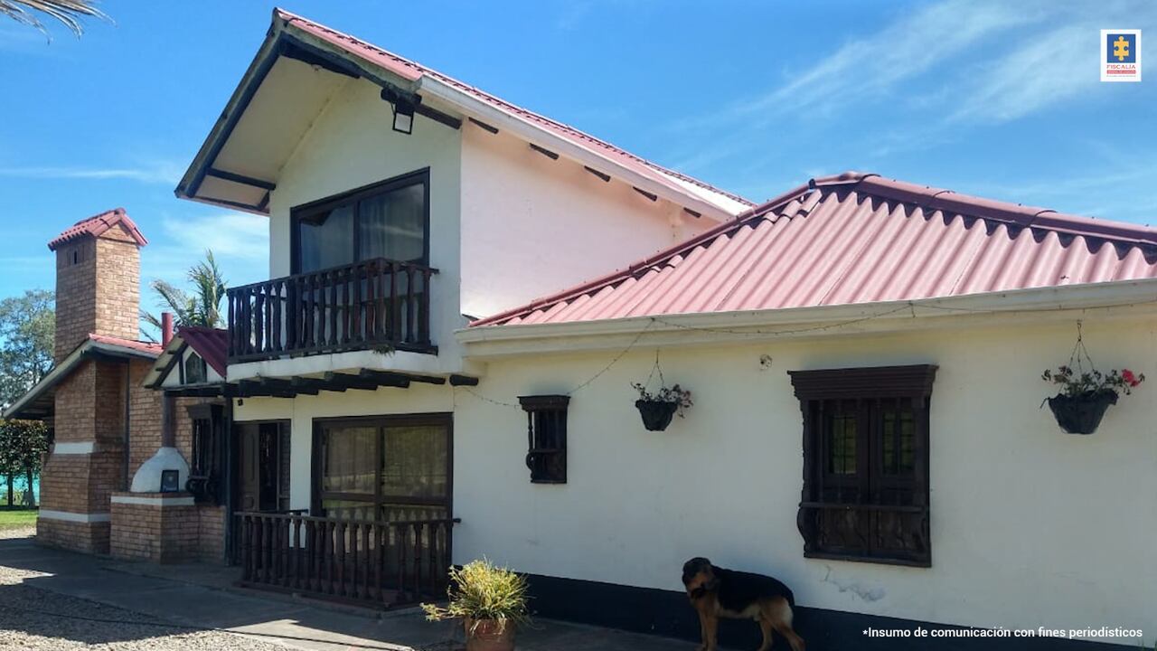 Una de las propiedades a las que la Fiscalía les aplicó extinción de dominio y que pertenecían al Clan del Golfo