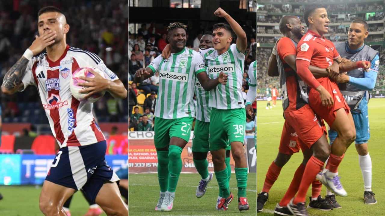 Junior, Nacional y América en Liga BetPlay 2025-II