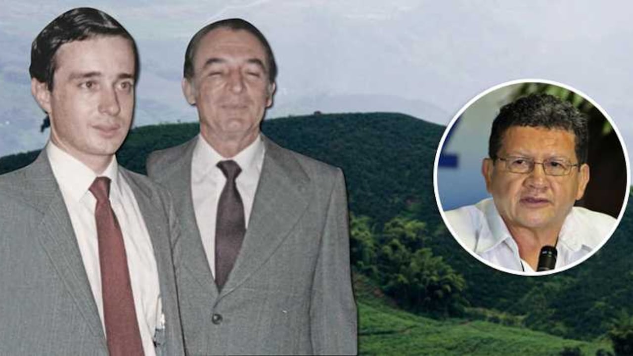 Álvaro Uribe Vélez, Alberto Uribe Sierra y Pablo Catatumbo.