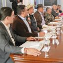 El 4 de octubre los congresistas del partido Comunes estuvieron en la Casa de Nariño para revisar la agenda legislativa con el presidente Gustavo Petro.