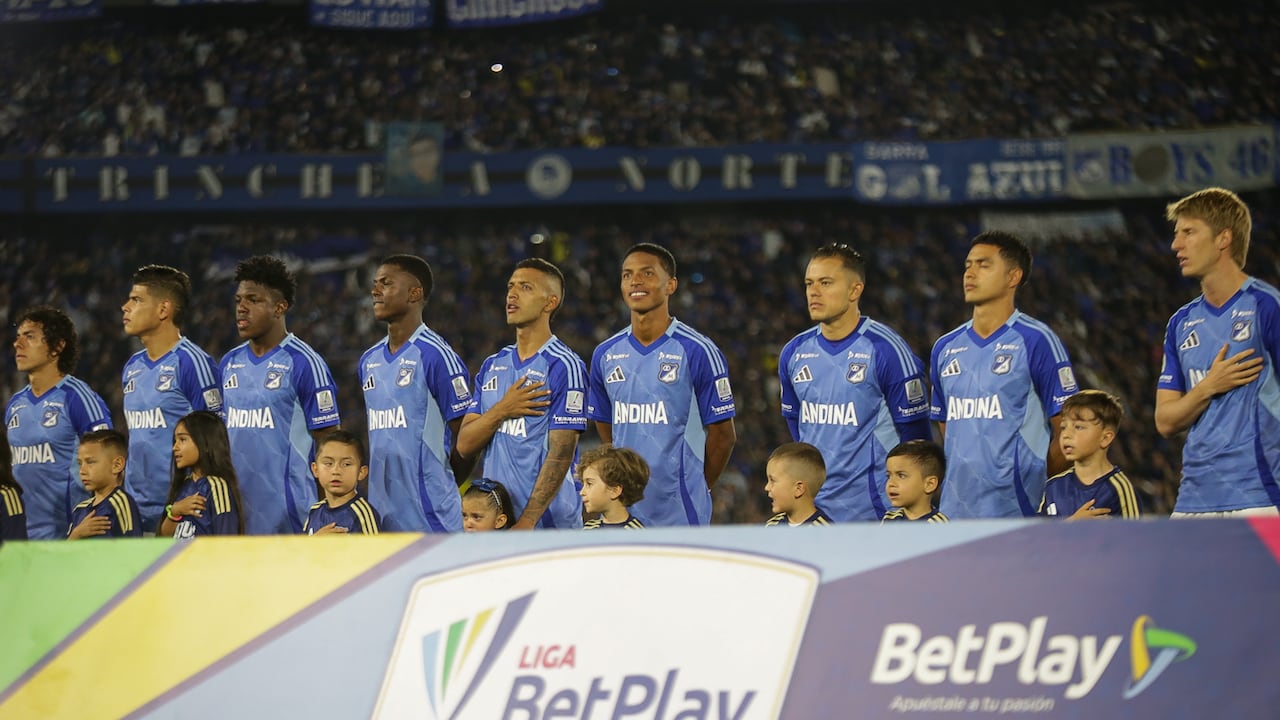 Néiser Villarreal viene siendo titular con Millonarios en la Liga Betplay 2025-I
