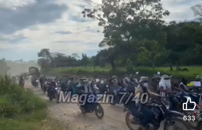 Alias Calarcá iba en la caravana de la Unidad Nacional de Protección, junto con un grupo de disidente de las Farc