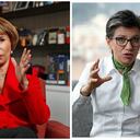 Ministra del Interior, Alicia Arango, y alcaldesa de Bogotá, Claudia López.