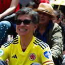 La entonces alcaldesa de Bogotá, Claudia López, el 30 de octubre de 2022 en la capital del país (Foto de Sebastián Barros/NurPhoto vía Getty Images)