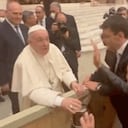 Visita de Rodolfo Hernández al papa.