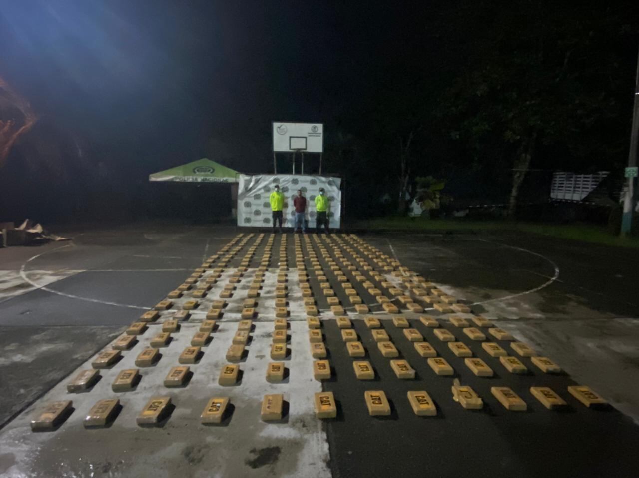 Cocaína que supuestamente pertenecía a Ángel Navarro Romero, según la Policía.