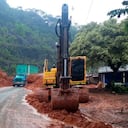 De momento, solo hay un carril habilitado en la vía a Buenaventura, a la altura del sector Los Tubos.