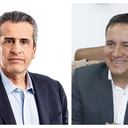 El ministro del Interior Luis Fernando Velasco se reunió con el congresista Alexánder Quevedo, del Partido Conservador, en su despacho.
