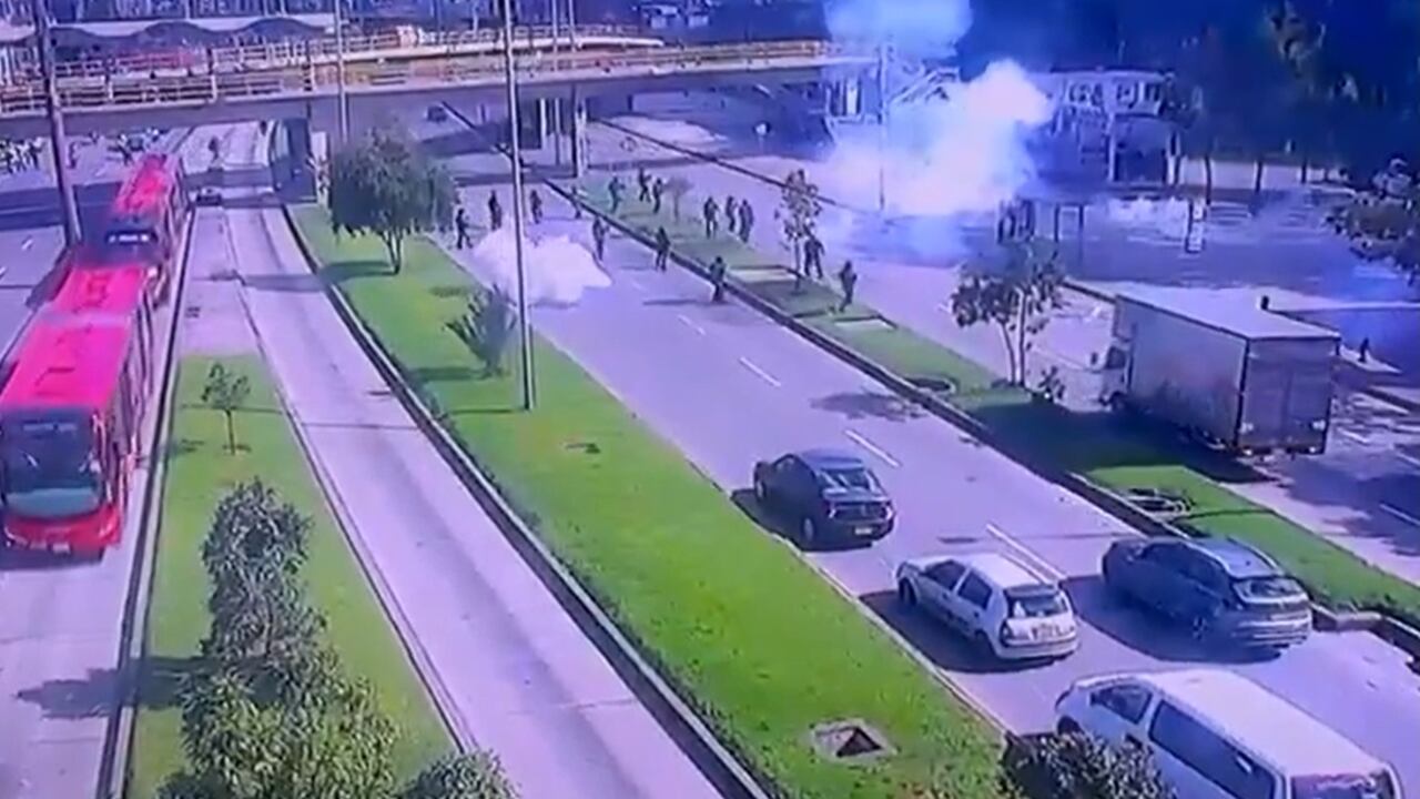 La situación es tensa en esta zona de la capital.