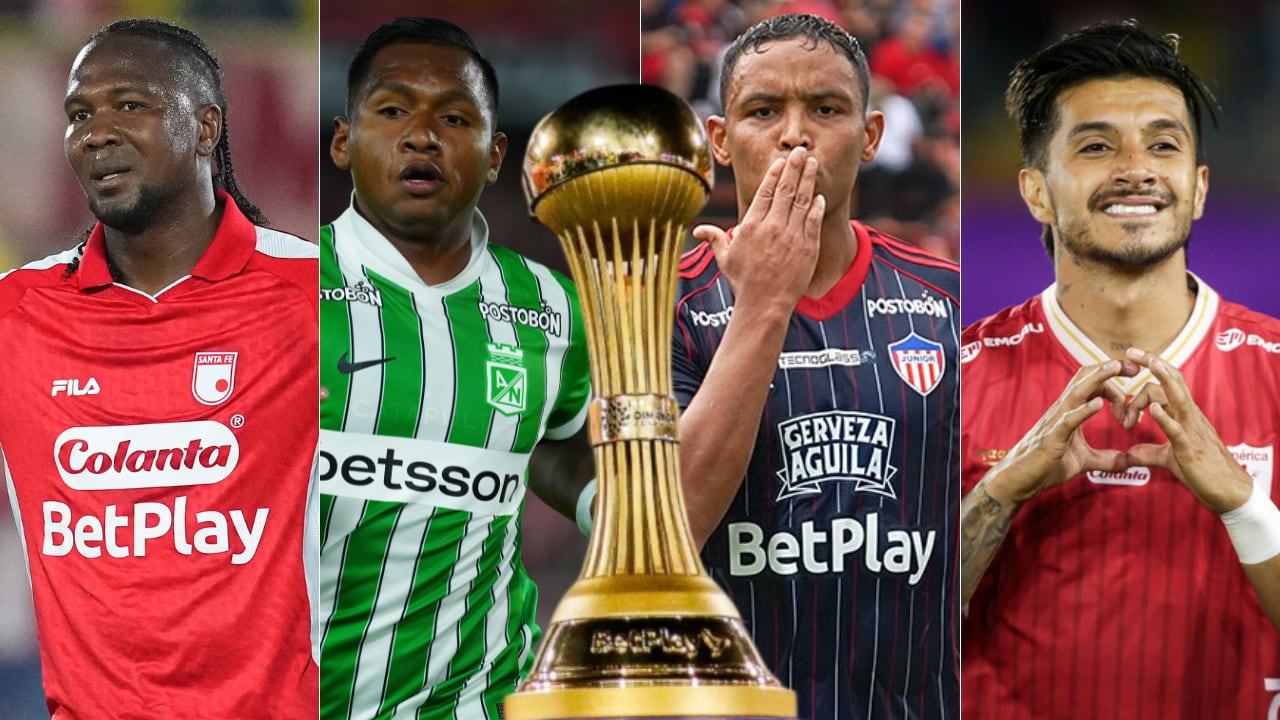 Santa Fe, Nacional, Junior y América en busca del título de Liga BetPlay 2026-I.