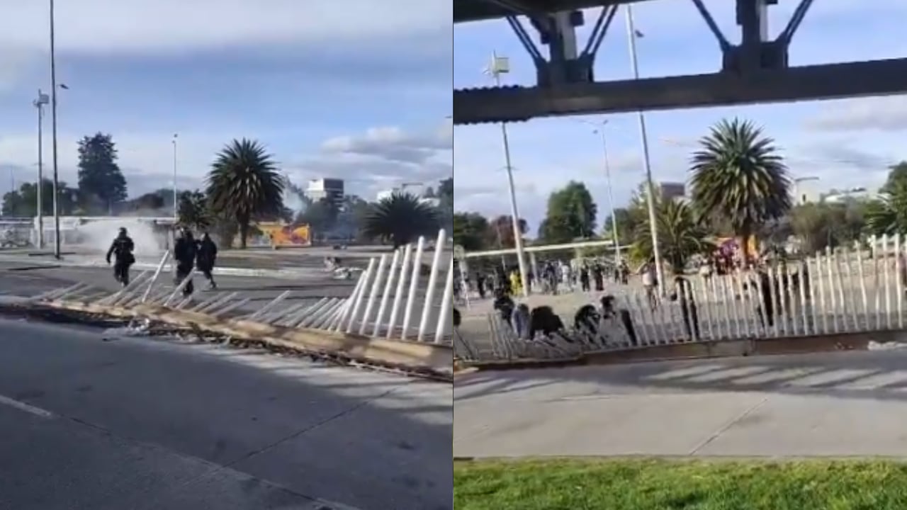 Los disturbios se registran este jueves 11 de septiembre.