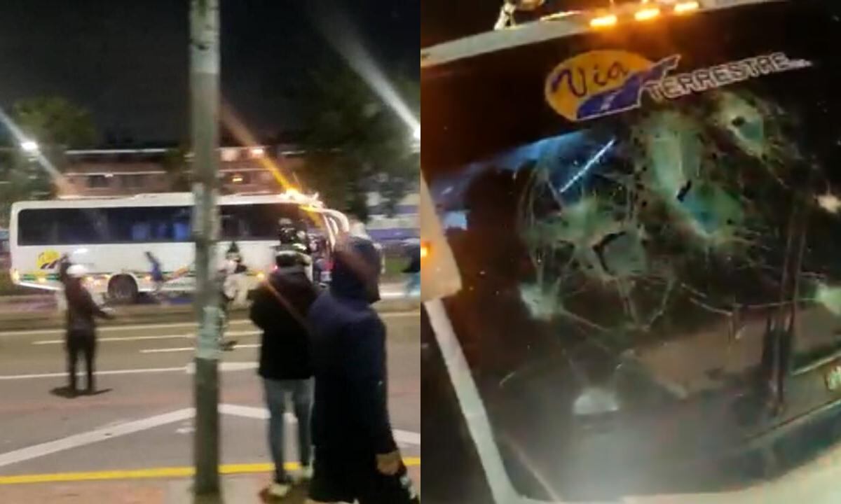 Hinchas de Millonarios serán sancionados por lanzar piedras a buses donde viajaban seguidores del Independiente Medellín.