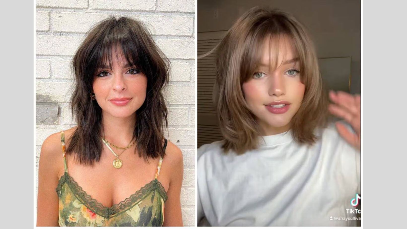 El flequillo es el mejor aliado cuando se tiene una frente ancha