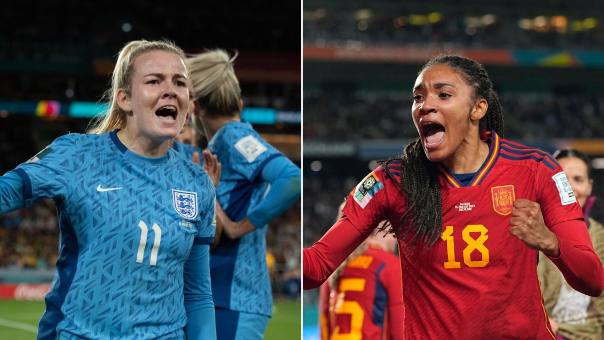 España vs Inglaterra.