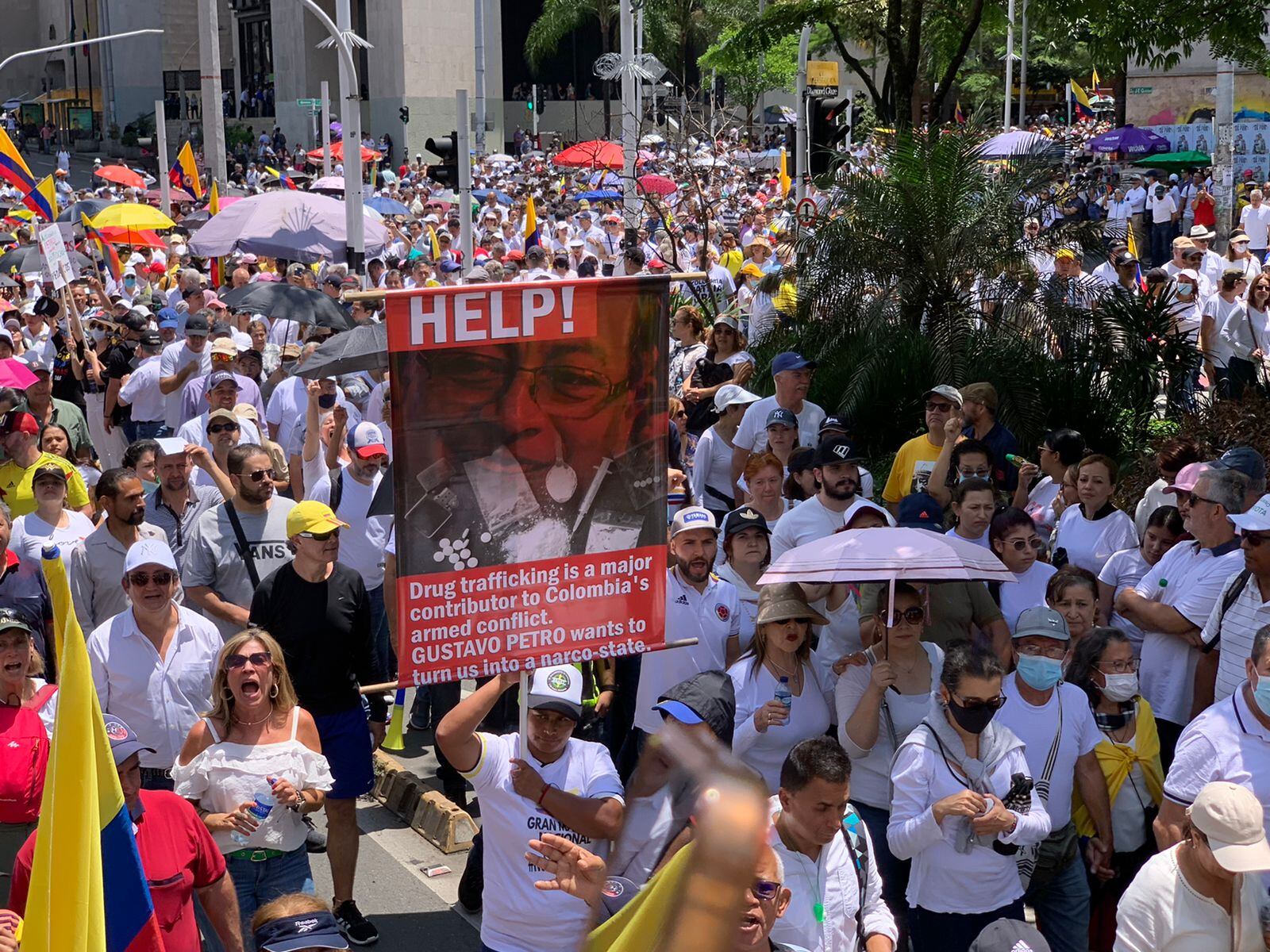 Movilizaciones en la capital de Antioquia