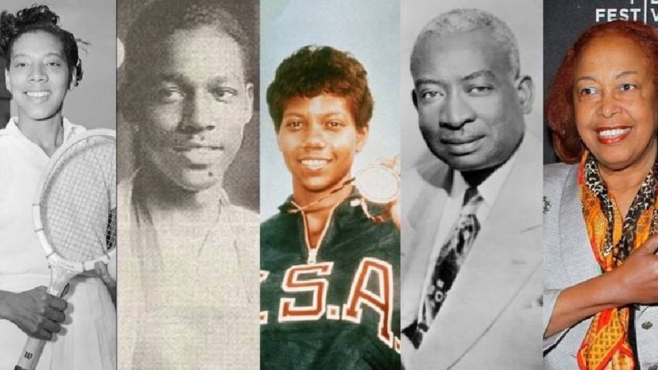 Althea Gibson, Vivien Thomas, Wilma Rudolph, Thomas Dorsey y Patricia Bath (de izquierda a derecha) son fuente de inspiración para muchos estadounidenses.