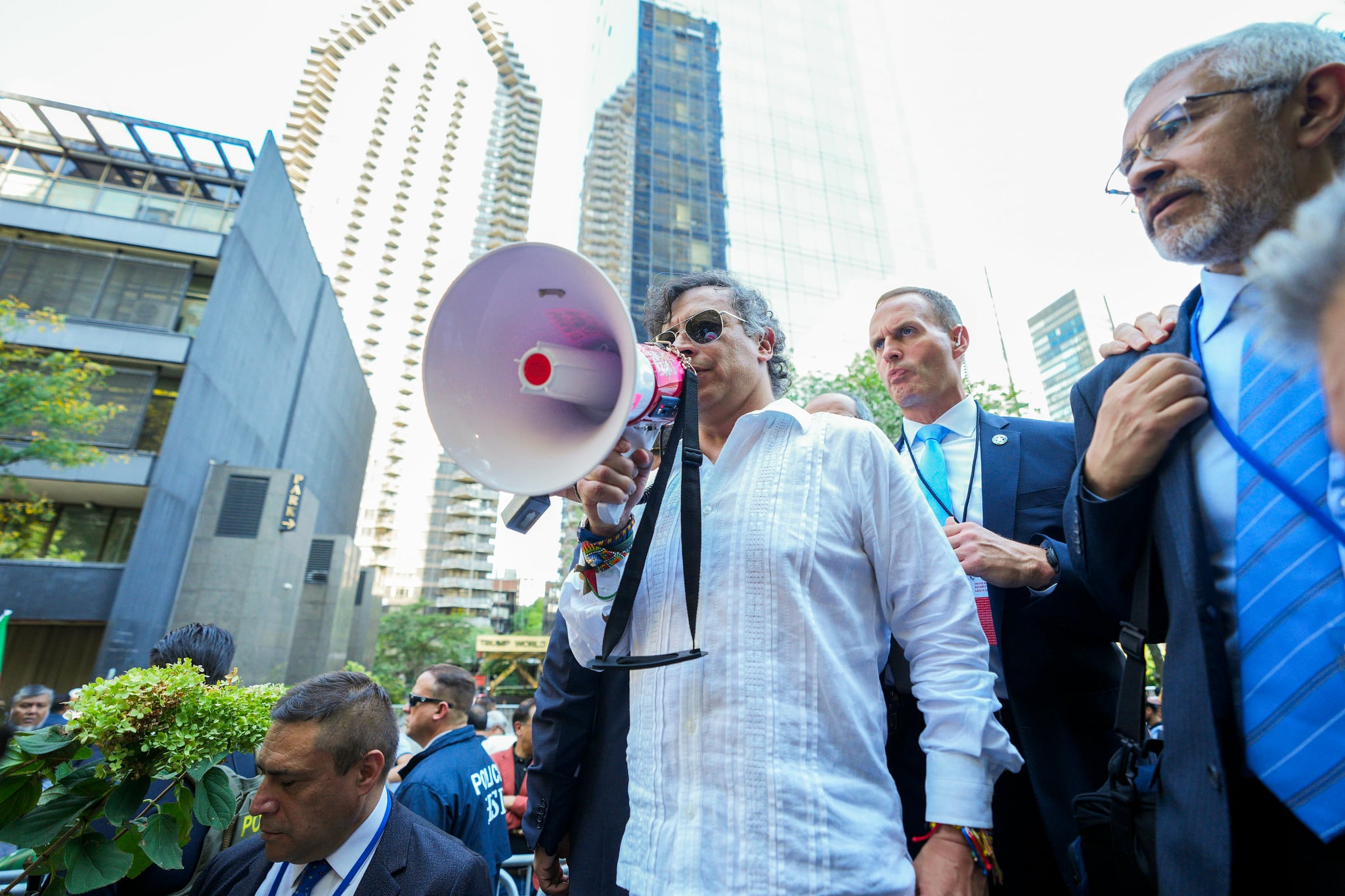El presidente, Gustavo Petro, el 26 de septiembre de 2025 en Nueva York (Estados Unidos)