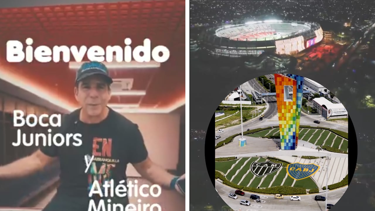 Alcalde de Barranquilla, Alejandro Char, da la bienvenida a los finalistas de la Copa Sudamericana y entrega detalles de la remodelación del Estadio Metropolitano.