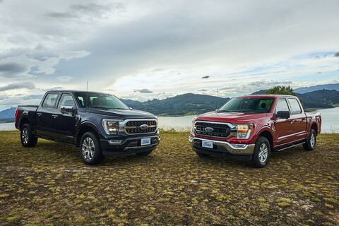 El portafolio de la F-150 en el país lo componen cuatro versiones: F-150 XLT híbrida, F-150 Platinum híbrida, F-150 Lariat Sport gasolina y F-150 Raptor gasolina.