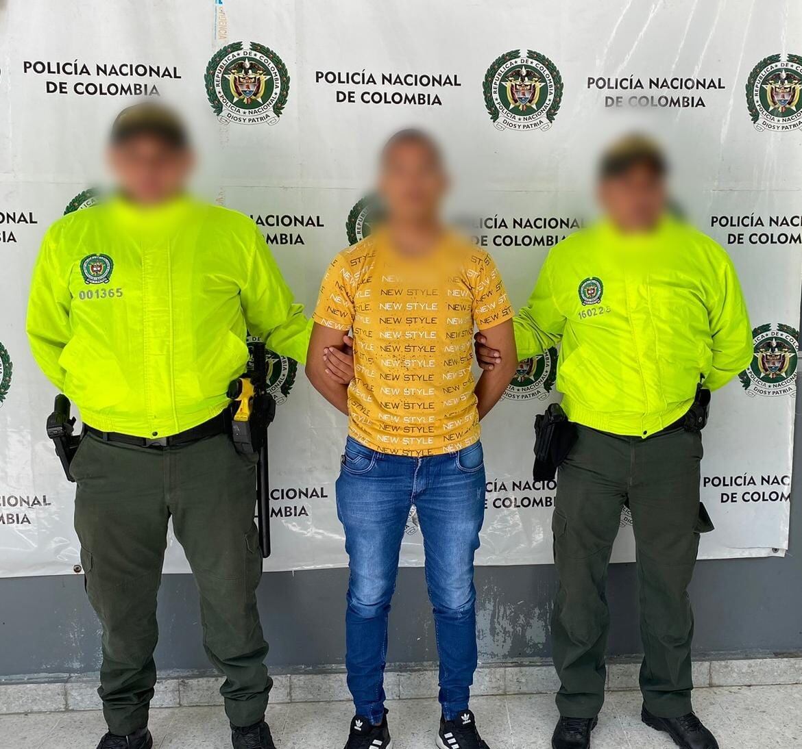 El hombre fue capturado por la policía de Atlántico