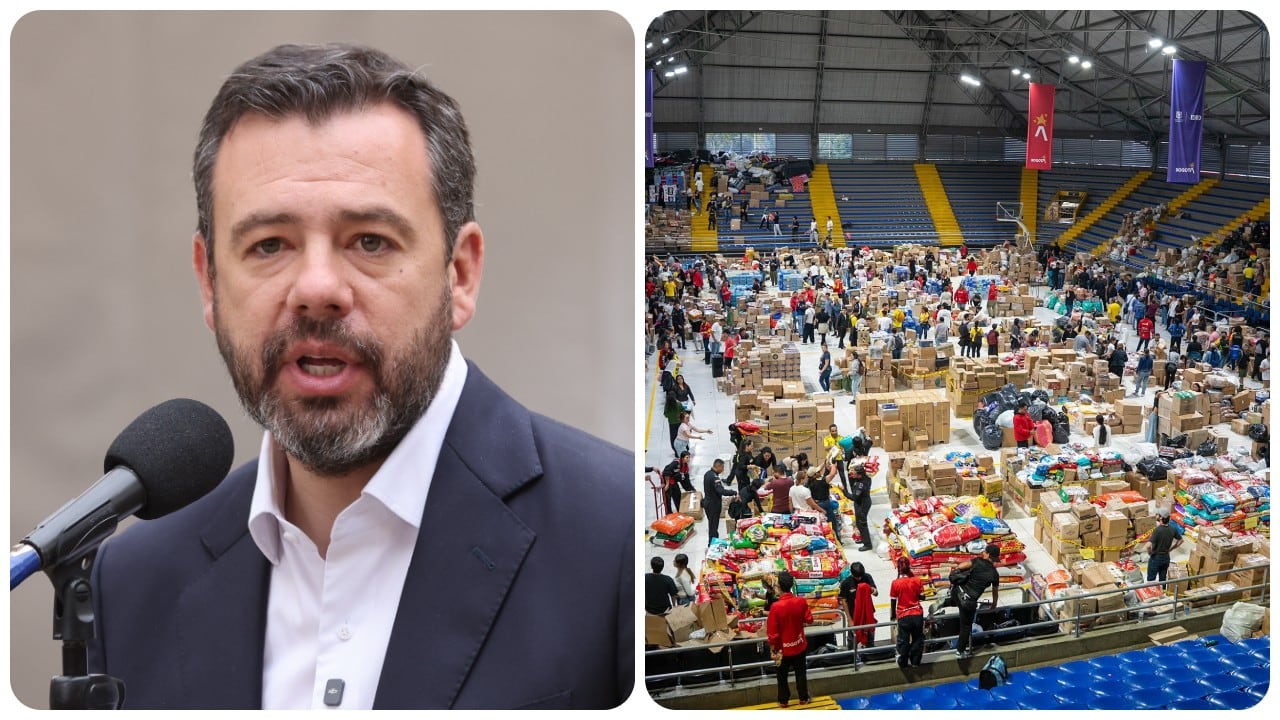 El alcalde de Bogotá, Carlos Fernando Galán, habló sobre la ayuda humanitaria enviada desde la capital del país.