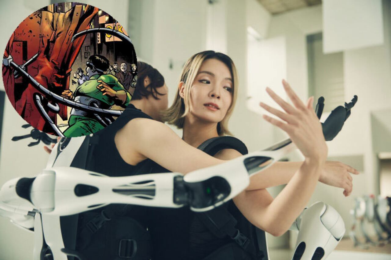 Japoneses crean un brazo robot muy similar a las armas del 'Doctor Octopus' en los cómics de Spider-man