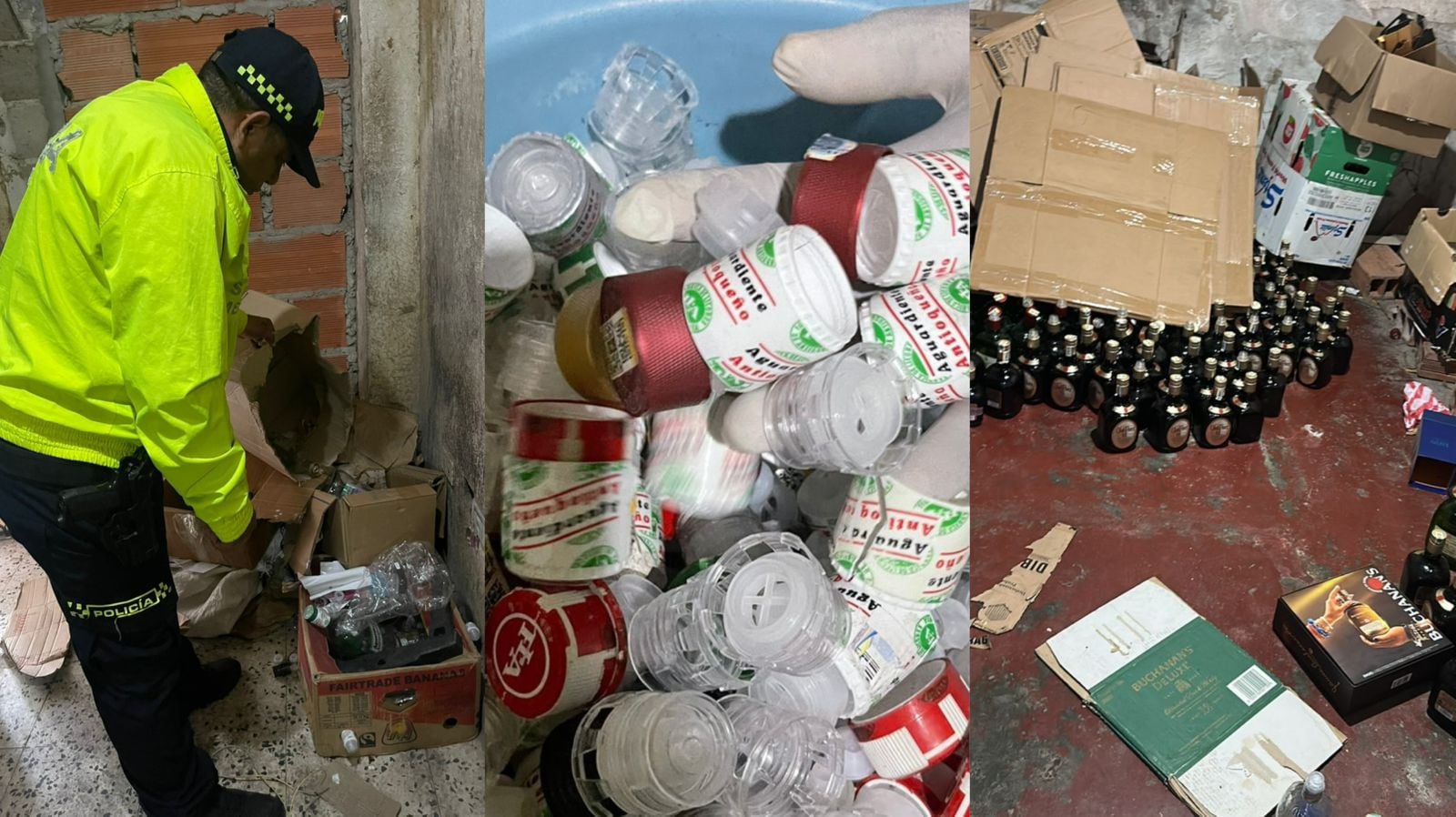 Operativo contra el licor adulterado en Barranquilla.