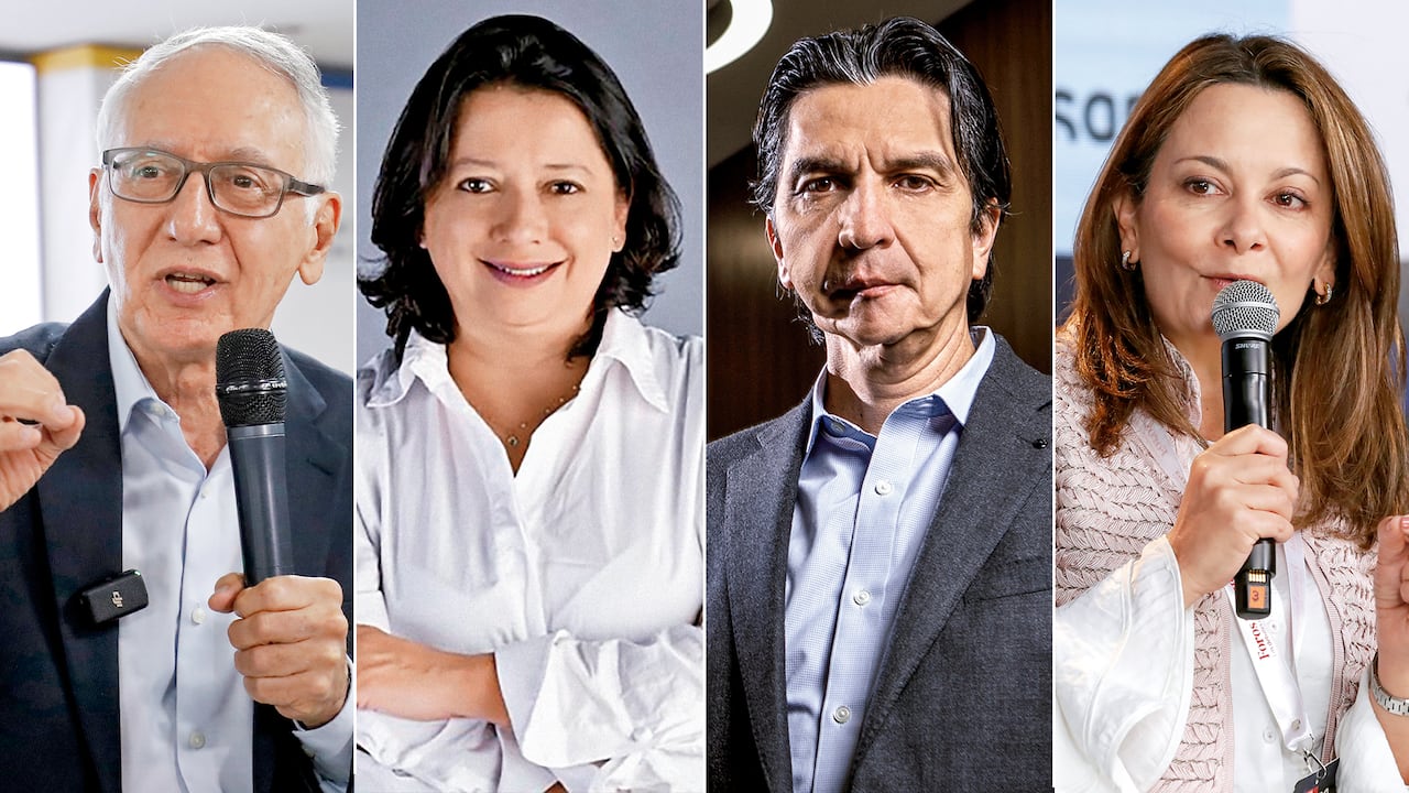 Guillermo Alfonso Jaramillo, Carmen Eugenia Dávila, Juan Pablo Rueda y Ana Marpia Vesga.