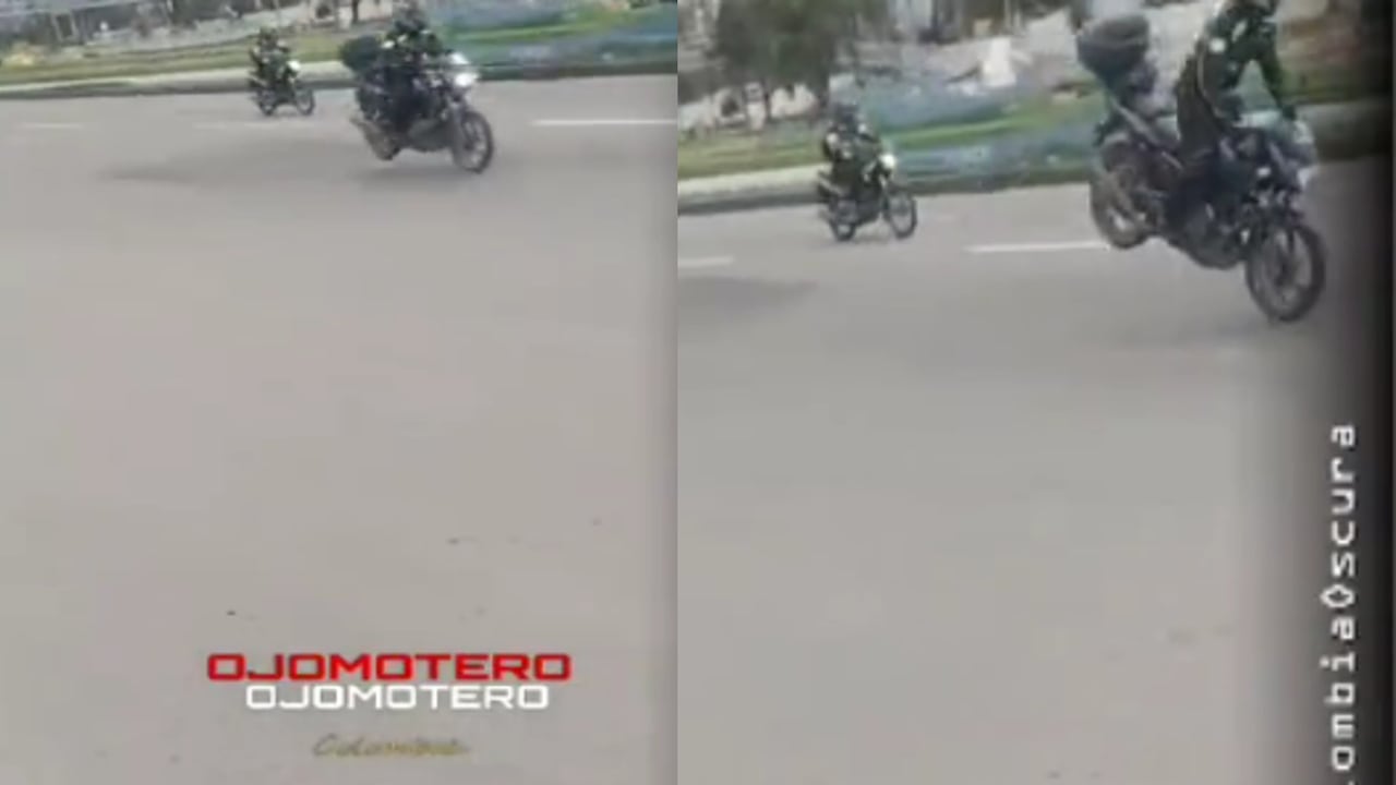 Un motociclista protagonizó un duro accidente en la avenida Las Américas, en Bogotá.