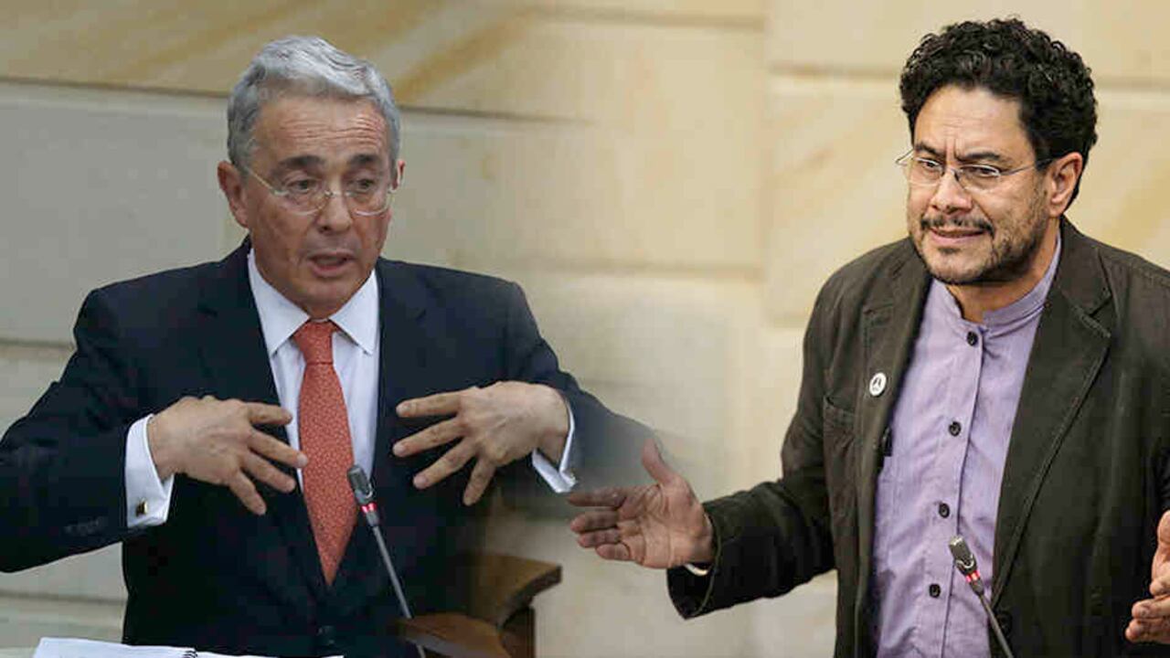 Álvaro Uribe e Iván Cepeda.