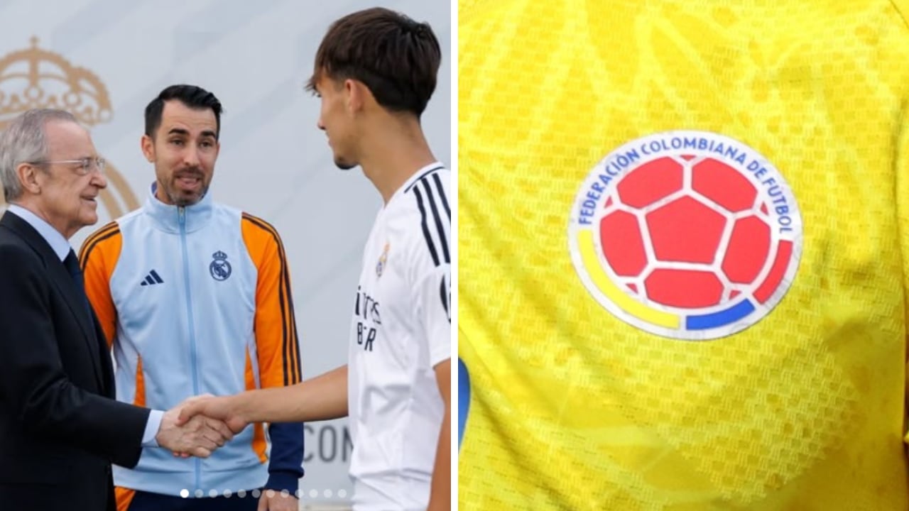 Una joya de las juveniles del Real Madrid (izq.) interesa en la Selección Colombia.