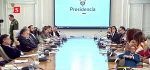 El consejo de ministros del presidente, Gustavo Petro, en Bogotá