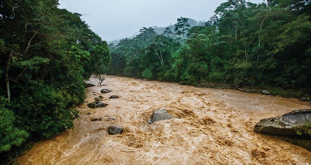 Desbordamiento de ríos