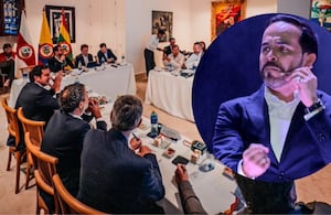 El presidente electo Abelardo De La Espriella junto a los ministros designados durante su tercer consejo de gobierno.
